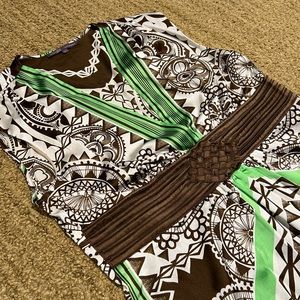 Hale Bob Patterned Silk Top